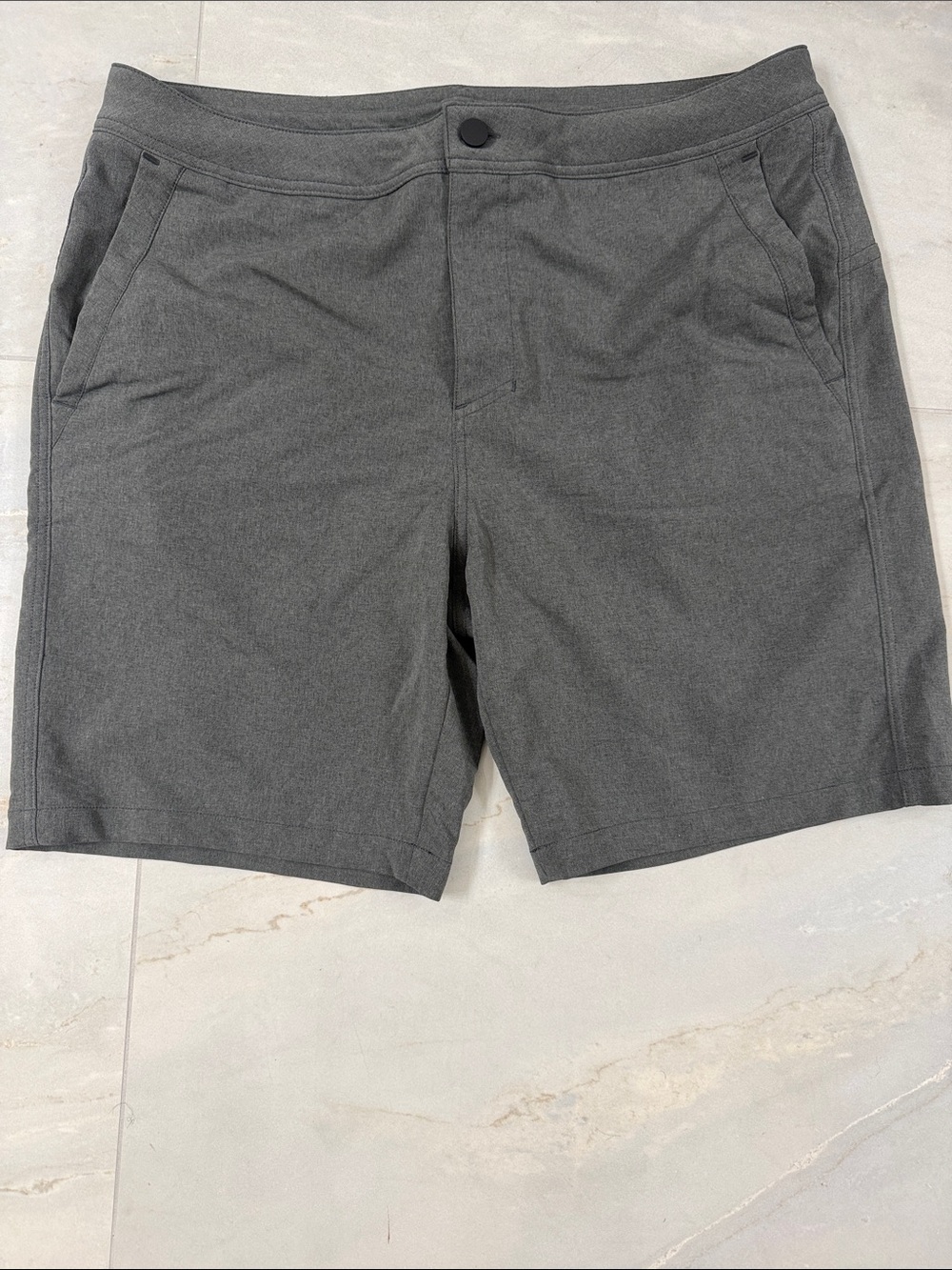 Zella Men's Gray Stretch Performance Shorts